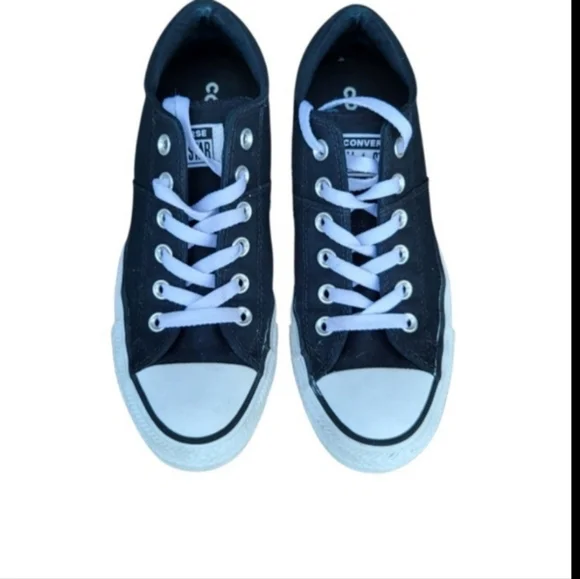 Converse MADISON All Star Chuck Taylor Athletic Tennis Sneaker Black Women 8.5 - Picture 5 of 10